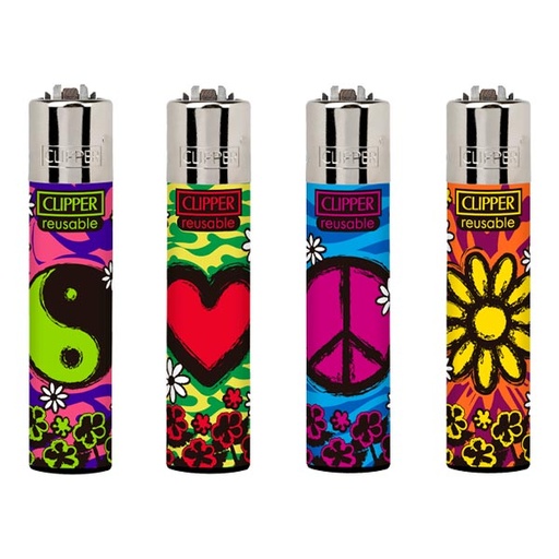 [8412765956614] Mechero hippie party 48 ud Clipper