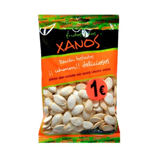 [38420335825131] Xanos pipas calabaza aguasal 60 g (12 ud)
