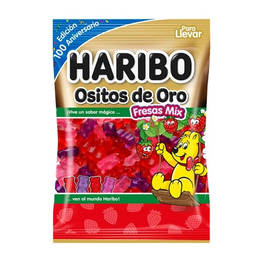 [88426617014557] Ositos de Oro Fresas Mix 100 g (18 ud) Haribo