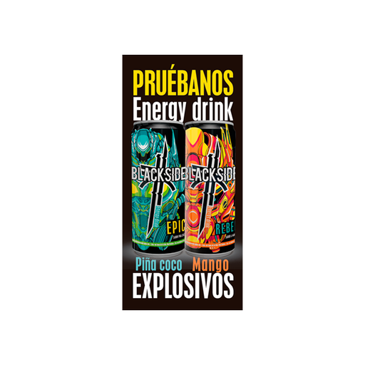 [000007] Pegatinas Epic y Rebel Blackside