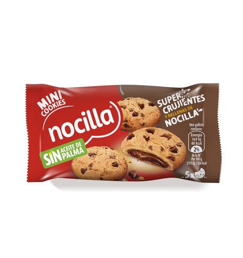 [18410014492149] Mini cookies Nocilla 40 g (16 ud)