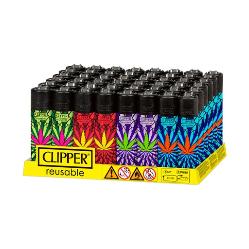 [8412766065544] Mechero hypnotic leaves 48 ud Clipper