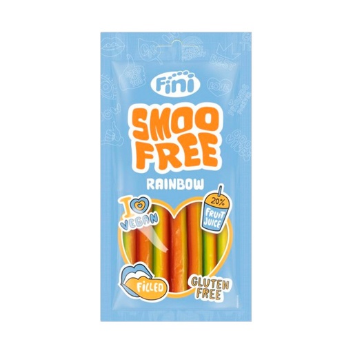 [18410525258197] SmooFree Rainbow rellenito multicolor 80 g (12 ud) Fini