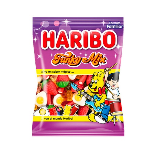[0000977] Funky mix 250 g (12 ud) Haribo