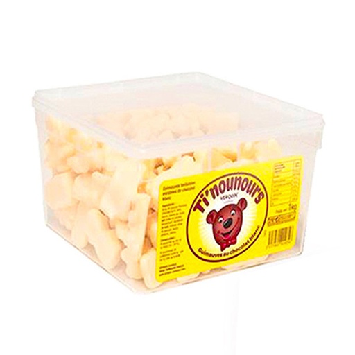 [3517460904856] Ositos Chocolate Blanco 85 ud Agruconf