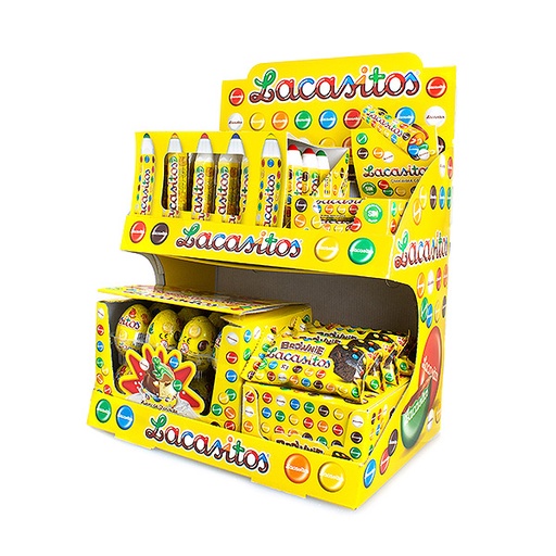 [8410740921169] Expositor lote Lacasitos Merienda 84 ud Lacasa