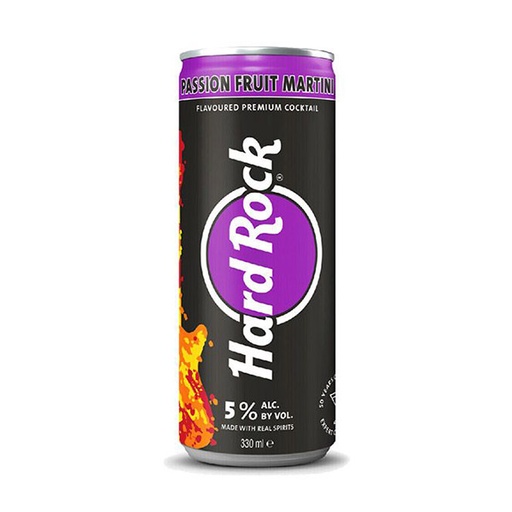 [1230000133111] Lata Hard Rock Passion Fruit Martini 330 ml (24 ud)