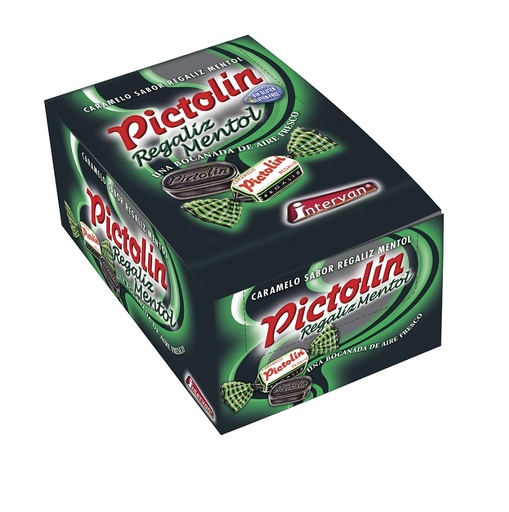 [8413209310177] Pictolin Regaliz 32 g (50 ud) Intervan